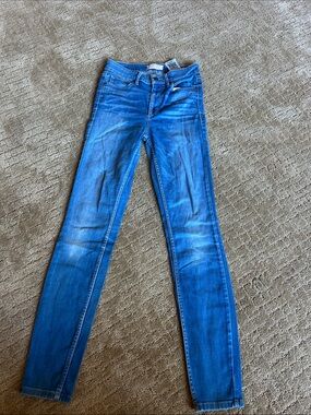Guess Women's Bright Blue Skinny Jeans